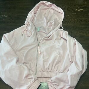 Forever 21 Light Pink Mesh Jacket